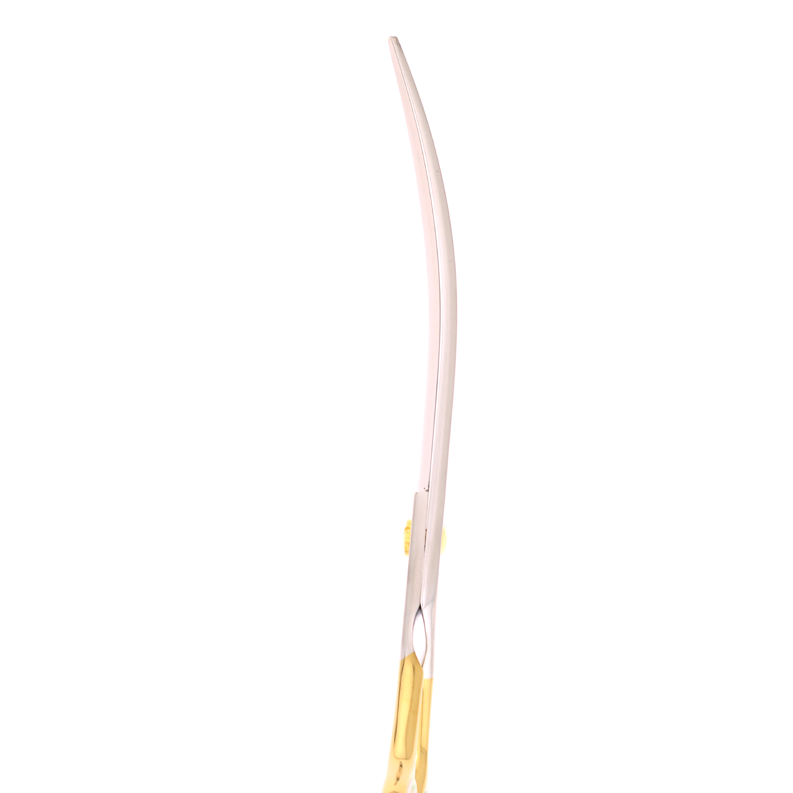Titan Shears - Curved Golden Handle Ergonomic 440C Convex RH OFF 7.5" image 3